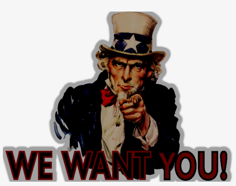 Uncle Sam I Want You Png - Landlords We Want You, transparent png