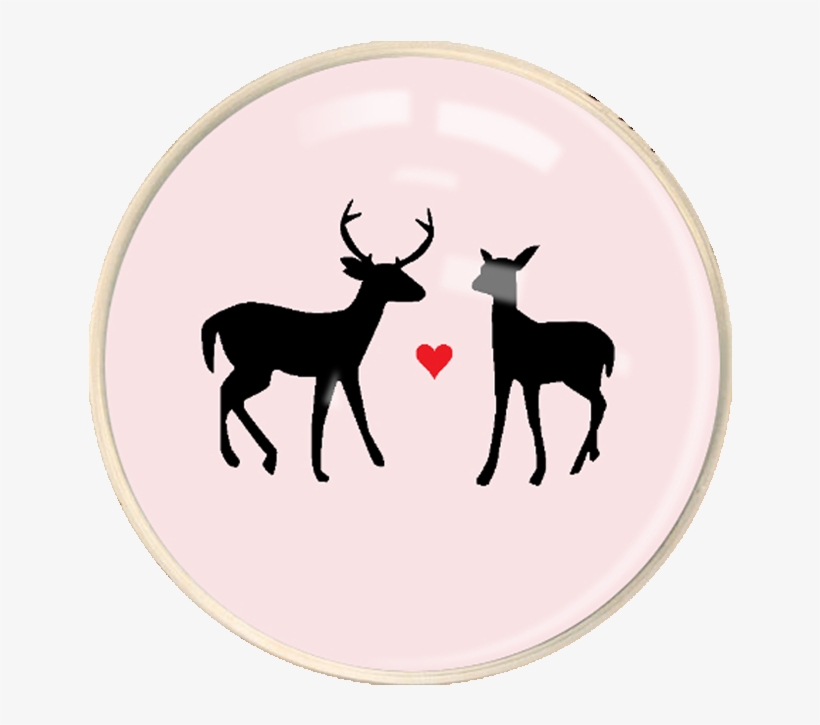 My Dearest Paperweight - Deer Silhouette, transparent png