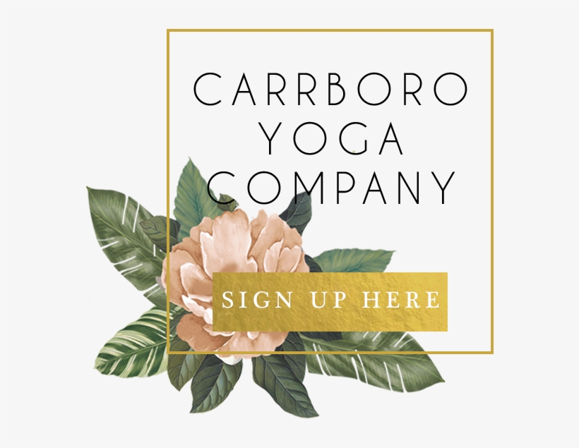 Carrboro Yoga Button Pink Flower - Carrboro Yoga Company, transparent png