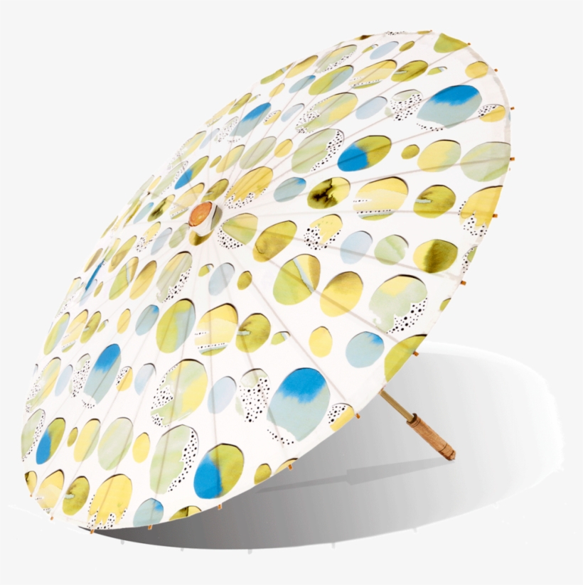 Lily-lark Blue, Green And Yellow Fun Circles Print - Yellow, transparent png