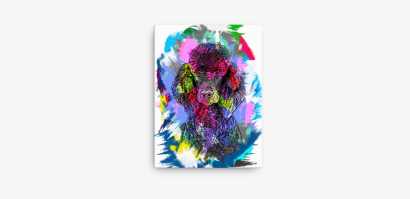 Poodle Artistic Photo Art Canvas - Art, transparent png