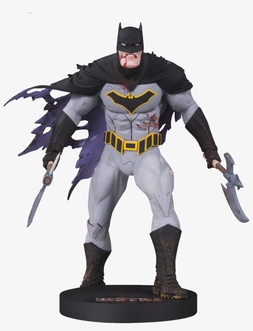 Dc Designer Series Metal Batman Statue By Capullo - Dark Nights Metal Statue, transparent png