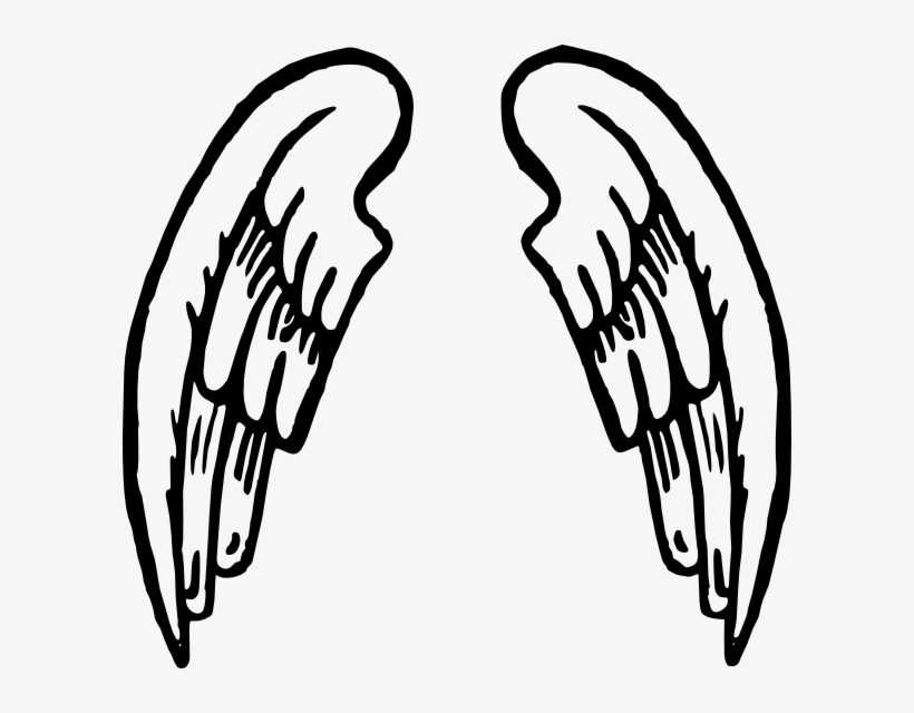 Angel Wings Tattoo Svg Clip Arts 600 X 560 Px, transparent png