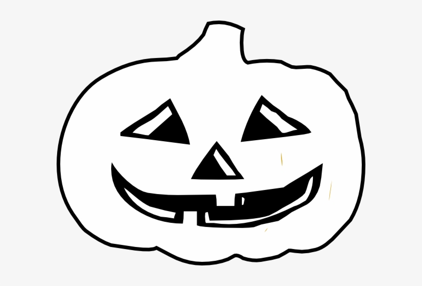 Halloween Pumpkin Clipart Black And White, transparent png