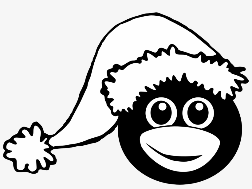 Santa Hat Png - Penguin Santa Yard Sign, transparent png