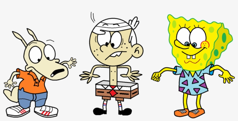 Deviantart Is The World's Largest Online Social Community - Spongebob And Lincoln Loud, transparent png