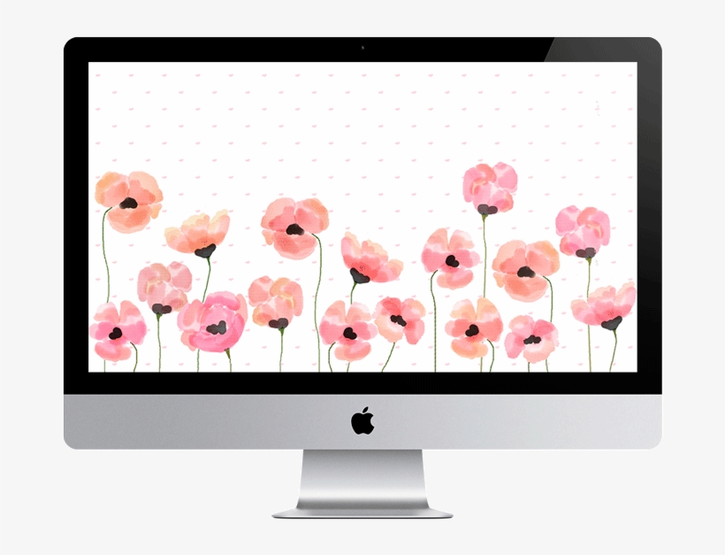 25 Fondos De Escritorio Gratis Para San Valentín - Backgrounds Flowers Watercolor Desktop, transparent png