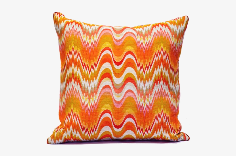 Orangeflamestitch - Kravet Design Fabric 32503.7 Acid Palm Watermelon, transparent png