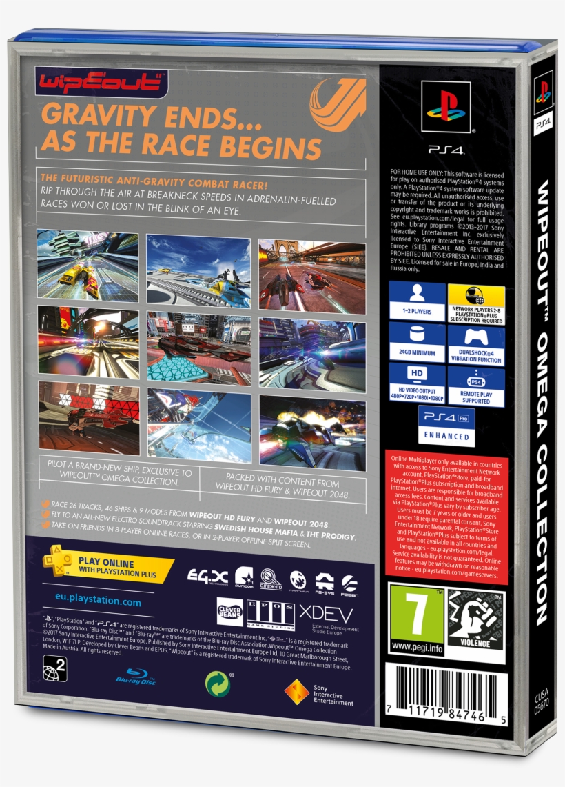 This Is Seemingly Only Available At Select Retailers - Playstation 4 Wipeout Omega Collection, transparent png