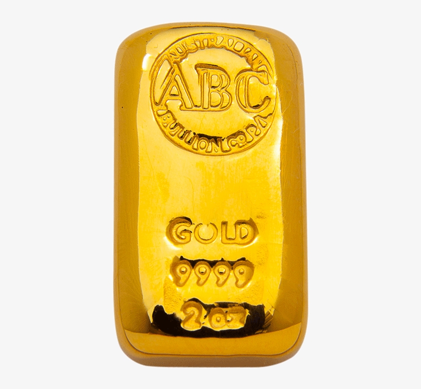 Gold Abc Bullion Cast Bar Png - Gold, transparent png