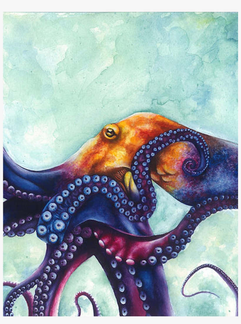 0 - Deep Sea Giant Octopus Decoration, Bedroom Living Room, transparent png