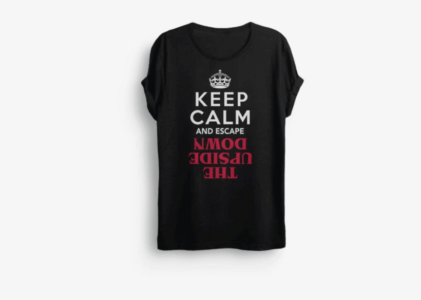Keep Calm And Escape The Upside Down - Keep Calm And Carry, transparent png