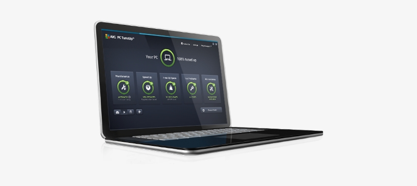 Banner Notebook, Pc Tuneup Ui, 452 X 287 Px - Laptop, transparent png
