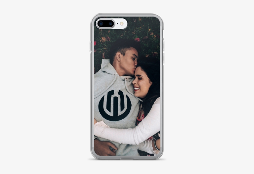 Loving Interracial Couple Iphone 7/7 Plus Case - Prynt Iphone 7 / 6s / 6 Instant Photo Printer Case, transparent png
