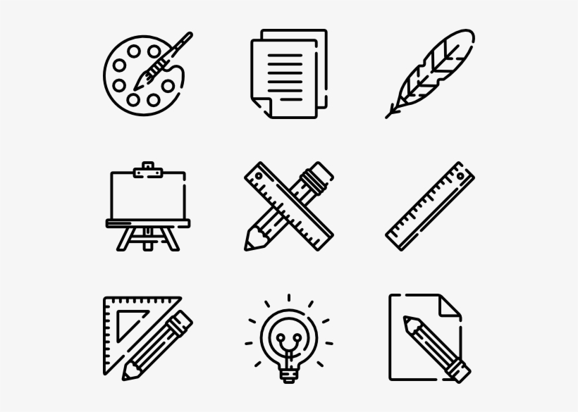 Paint Brush Icons - Food Icons Png, transparent png
