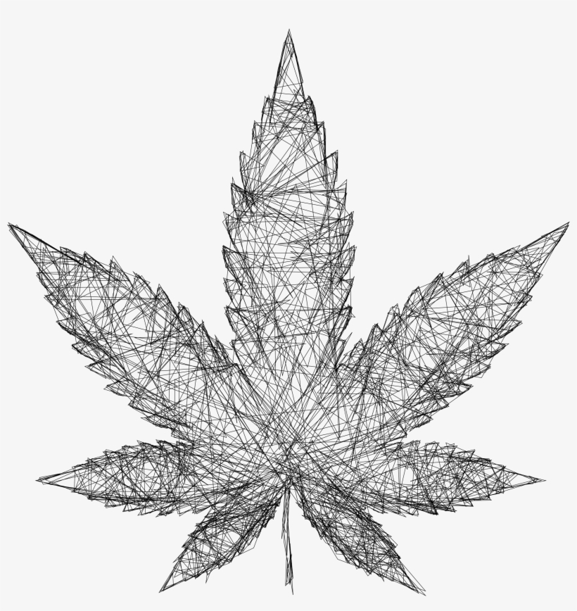 Big Image - Leaf Wireframes, transparent png
