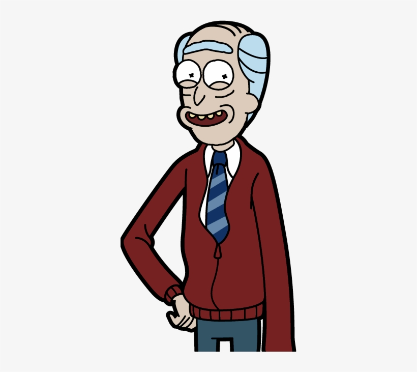 Grandpa Rick - Grandpa Rick Pocket Mortys, transparent png