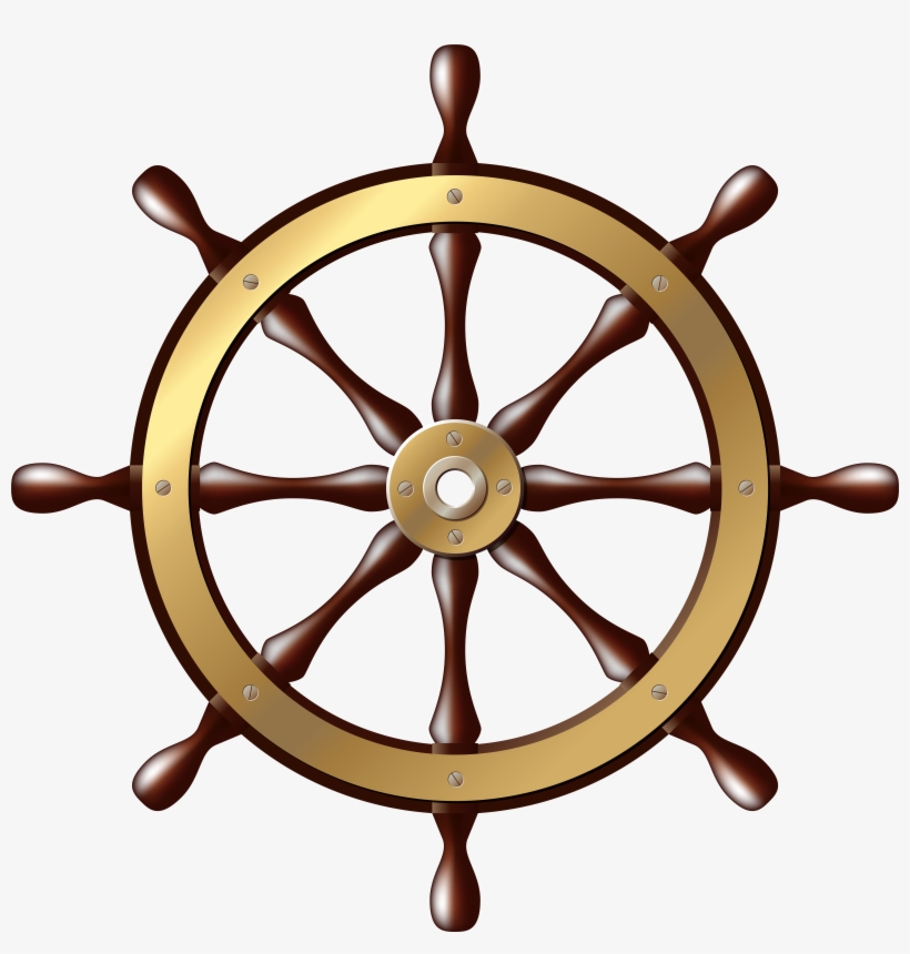 Ship Wheel Png Clip Art, transparent png