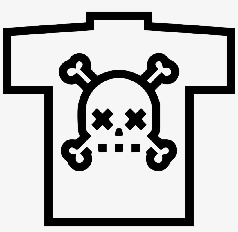 Tshirt Skull Crossbones Comments - Logo, transparent png