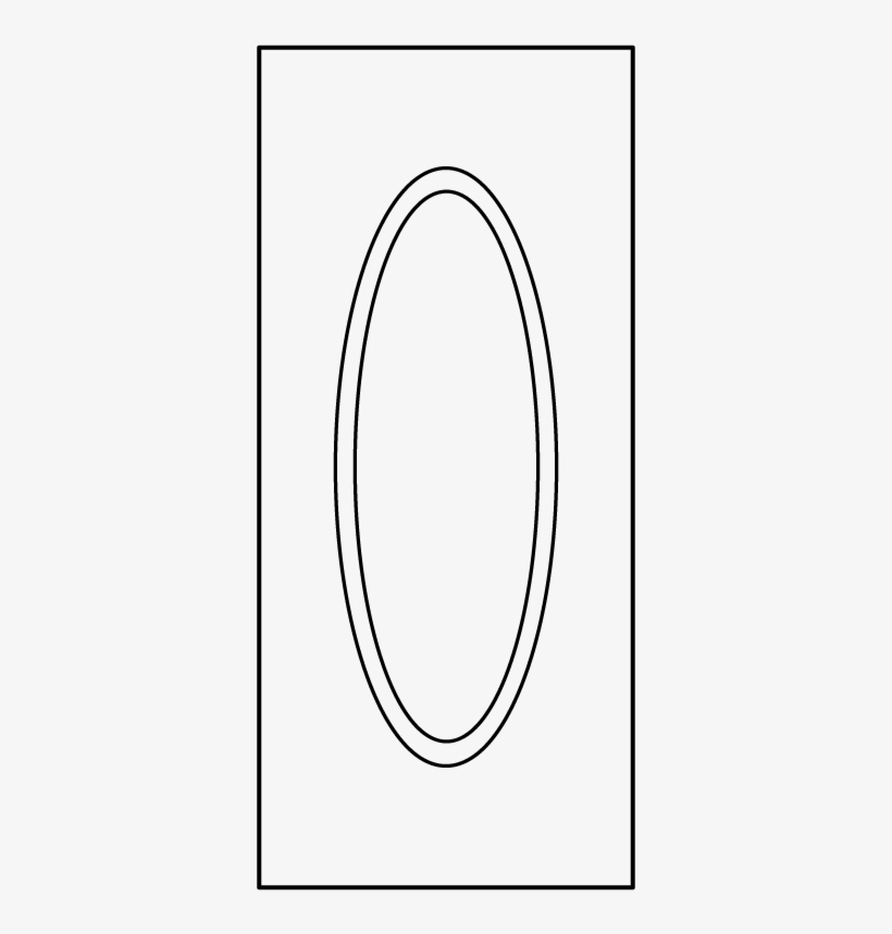 12″ X 34″ Oval - Circle, transparent png