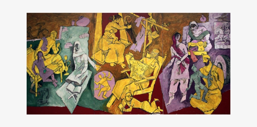 Indian Civilization Series - Indian Contemporary Art Painting, transparent png