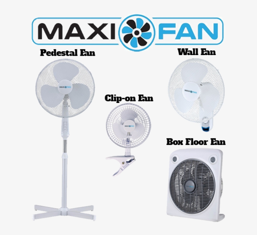 Maxifan Air Movement - Hydrofarm 6" Table Fan, transparent png