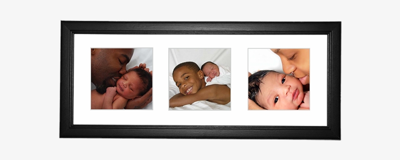 3 Pose Black Frame Thumbnail, transparent png
