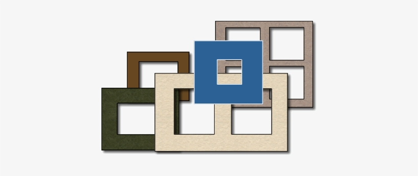 Black Core Picture Mounts - Picture Frame, transparent png