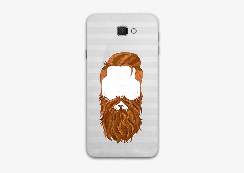 Beard Face Samsung J7 Prime Mobile Case - Desi Haryanvi, transparent png