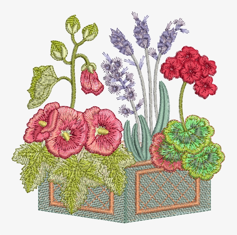 1 Links - [1] Http - //www - Suebox - Com/store/embroidery - Transparent Embroidered Flowers Png, transparent png
