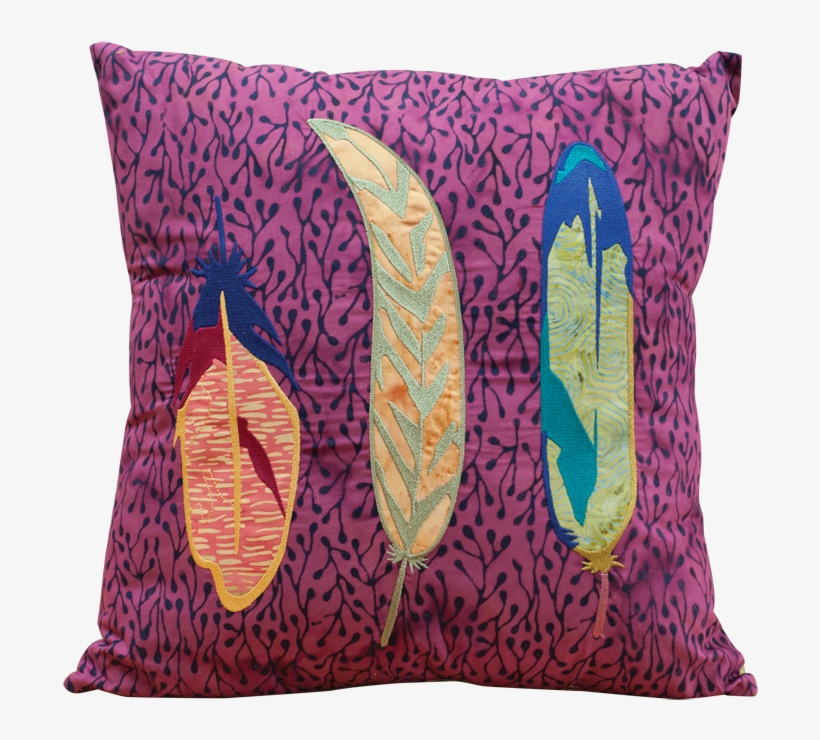 Feather Your Nest Pattern Back - Pillow, transparent png