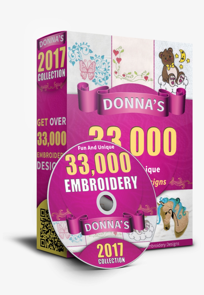 Over 33,000 Embroidery Designs - Embroidery, transparent png