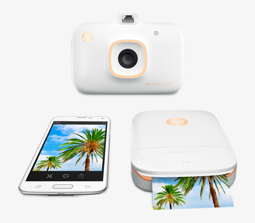 Capture Your Spontaneous Side With A Smartphone Printer - Hp Sprocket 2 En 1, transparent png