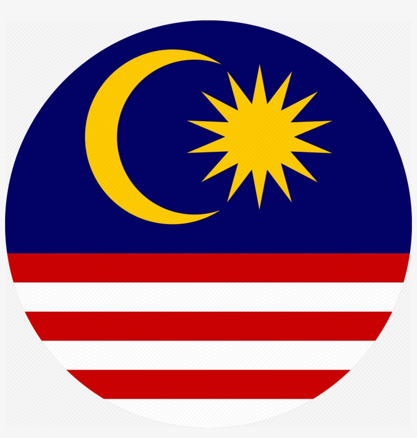 Svg Library Rounded Flat Country Collection By Ujj - Malaysia Round Flag Png, transparent png