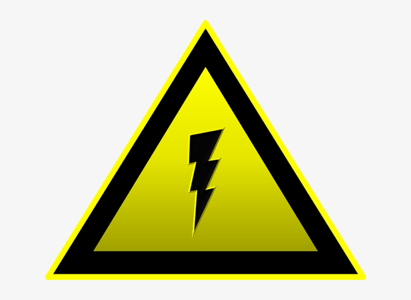 Old Electric Warning Sign, transparent png