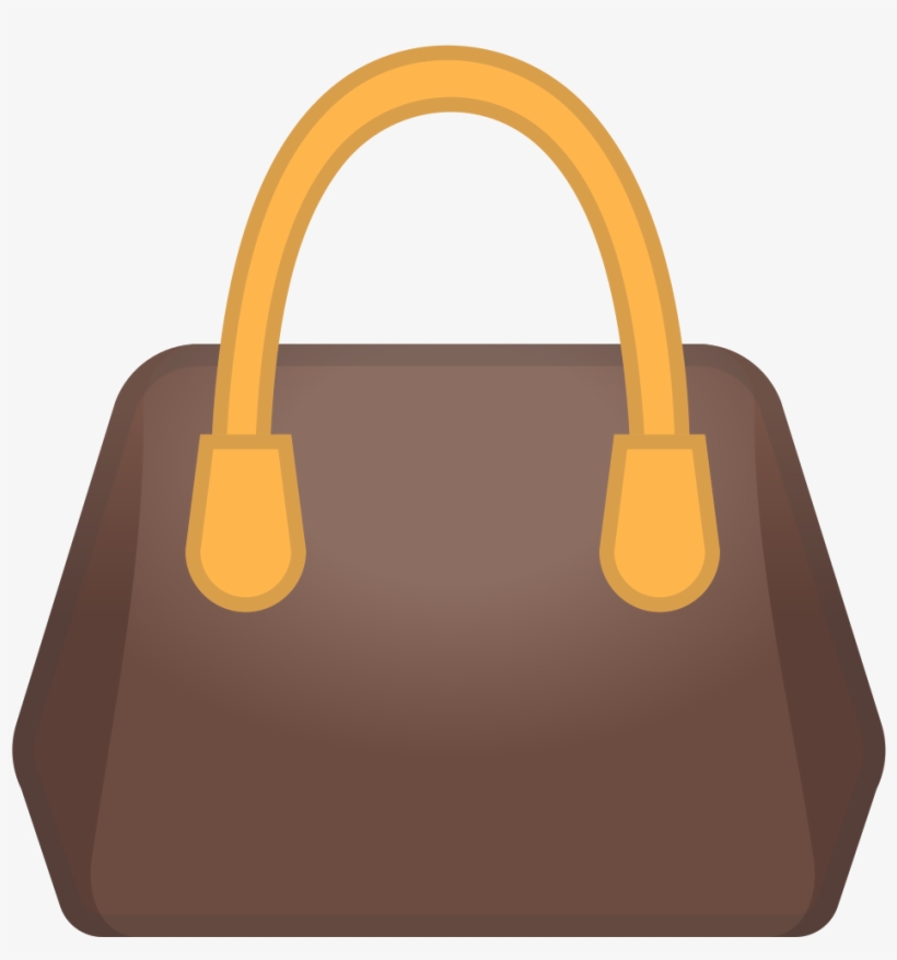 Handbag Icon - Handtasche Emoji, transparent png