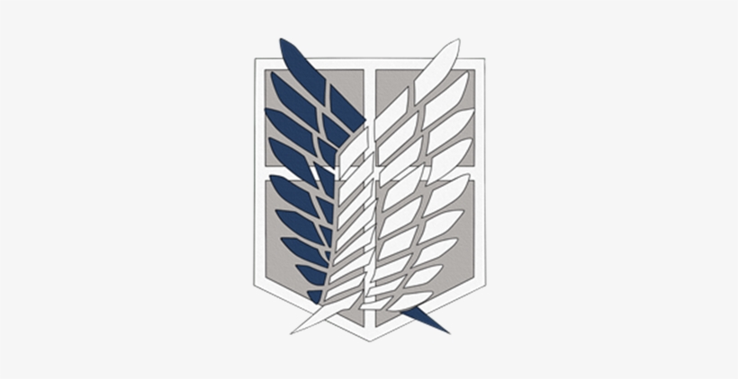 Purple Ostrich Feather Plume - Shingeki No Kyojin Logo, transparent png