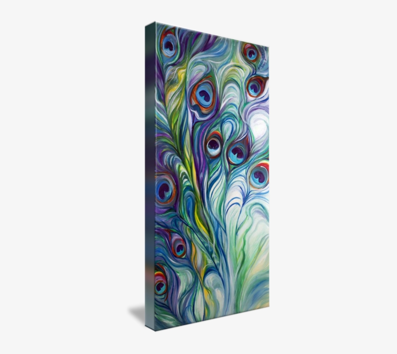 This Abstraction Of The Peacock Feathers Has Dynamic - Peacock Feather Marcia Baldwin, transparent png