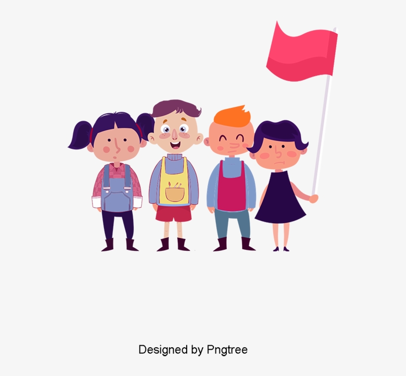 Primary School Children, Cartoon Characters Vector - School, transparent png