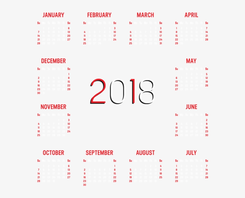 Visit - 2018 Calendar High Resolution, transparent png