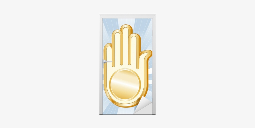 Golden Ahimsa, Icon Of The Jain Faith - Canvas Print, transparent png