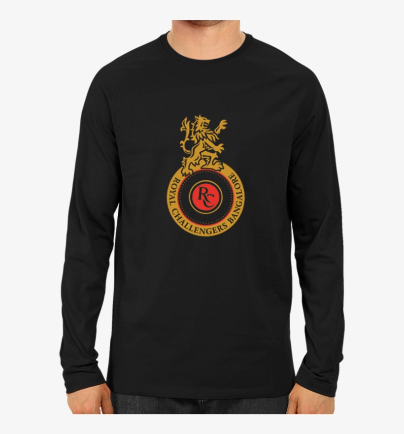 Ipl 08 Royal Challengers Bangalore Full Sleeve Black - Chartered Accountant T Shirt, transparent png