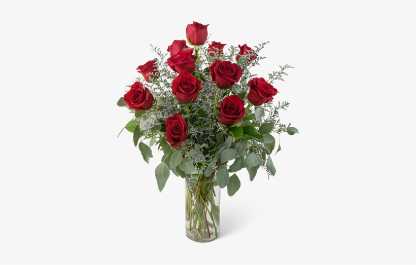 Elegance And Grace Dozen Roses - Flowers New, transparent png