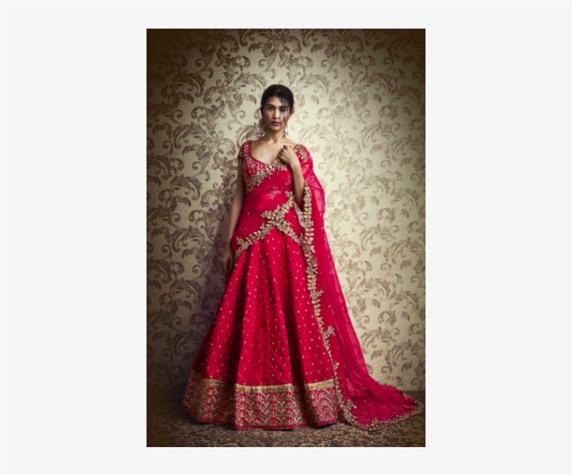 Indian Lehenga For Engagement, transparent png