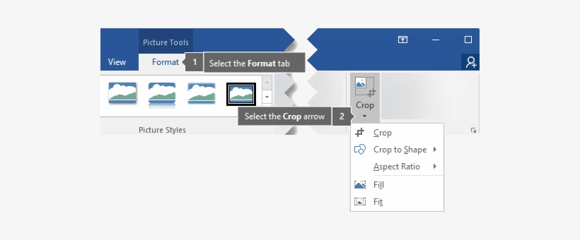 Crop To Fit Or Fill A Shape - Bijsnijden In Word 2017, transparent png
