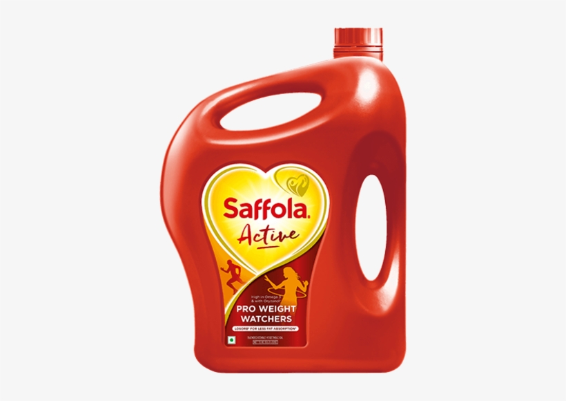 Saffola Active - Saffola Active Edible Oil, transparent png