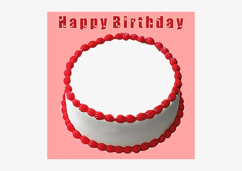 Birthday Cake With Photo Create, transparent png