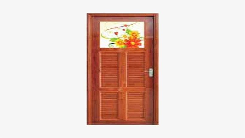 205 Mm X 81 Mm Pvc Door With Frame And Extra Shutter - Building Material, transparent png
