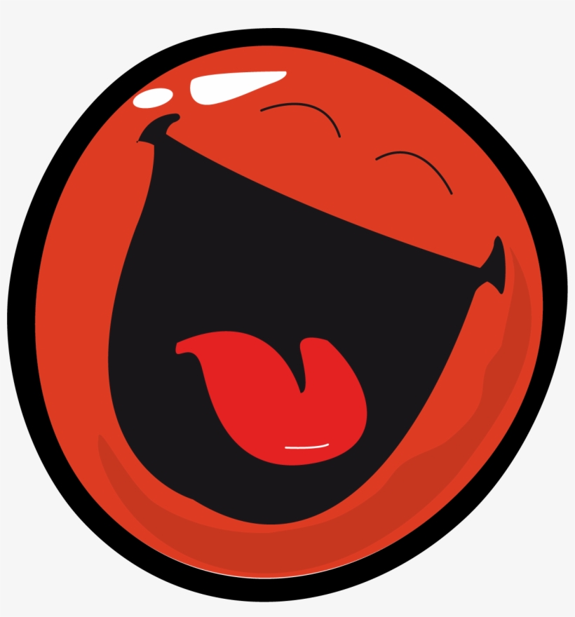 Comic Laugh Face Smiley Clipart - Clip Art, transparent png