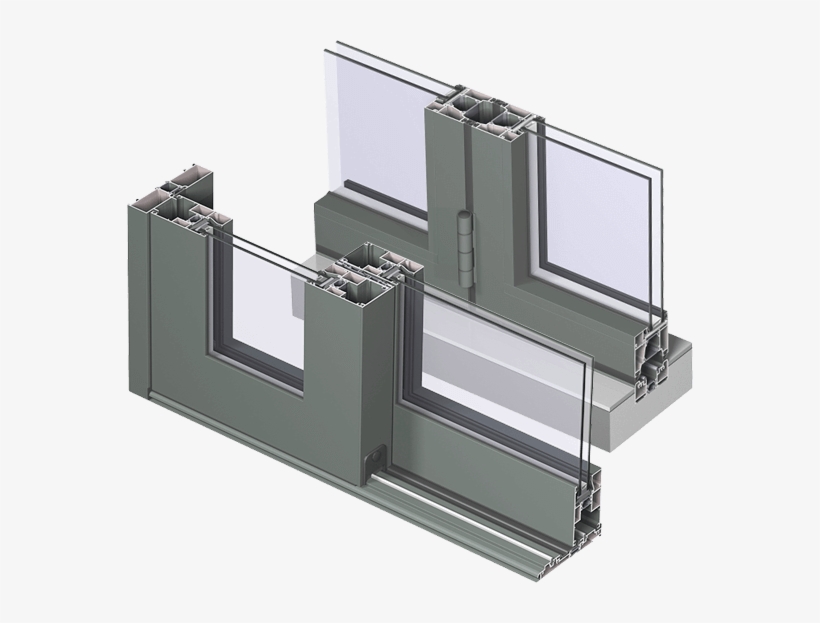 Aluminium Door Profiles - Sliding Glass Door, transparent png